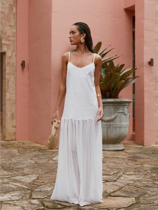 Peppermayo Dresses & Skirts - Peppermayo Heavenly Linen Maxi Dress